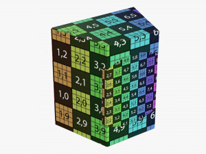 Retail Cardboard Display Box 02 Modelo 3D