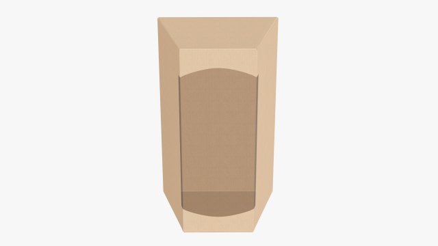 Retail Cardboard Display Box 03 Model 3D .c4d .max .obj .3ds .fbx .stl .blend 