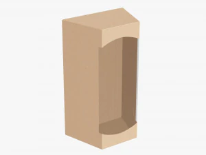 Retail Cardboard Display Box 03 3D Model