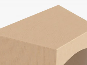 Retail Cardboard Display Box 03 3D Model