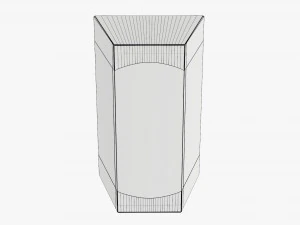 Retail Cardboard Display Box 03 3D Model