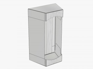Retail Cardboard Display Box 03 Model 3D