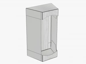 Retail Cardboard Display Box 03 3D Model