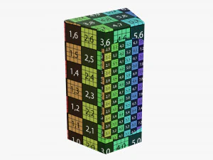 Retail Cardboard Display Box 03 3D Model