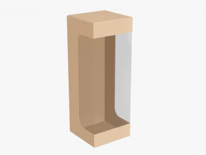 Einzelhandelskarton-Displaybox 04 3D Modell