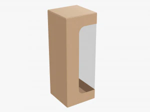 Retail Cardboard Display Box 04 3D Model