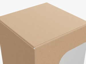 Retail Cardboard Display Box 04 3D Model