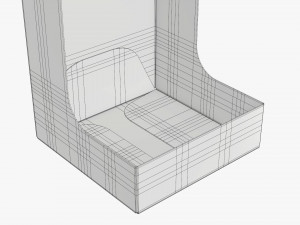 Retail Cardboard Display Box 04 Modelo 3D