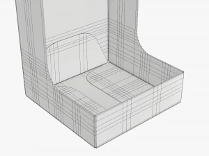 Retail Cardboard Display Box 04 3D Model