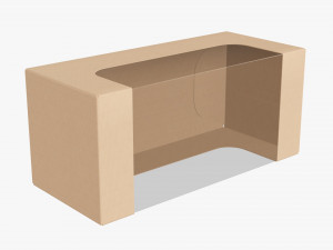 Retail Cardboard Display Box 05 3D Model