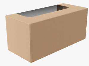 Retail Cardboard Display Box 05 Model 3D