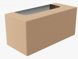 Retail Cardboard Display Box 05 3D Model