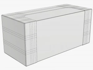 Retail Cardboard Display Box 05 3D Model