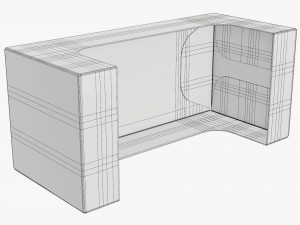 Retail Cardboard Display Box 05 Model 3D