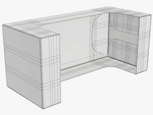 Retail Cardboard Display Box 05 3D Model