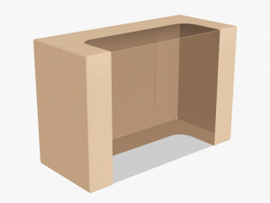 Retail Cardboard Display Box 06 Modelo 3D