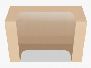 Retail Cardboard Display Box 06 Modello 3D