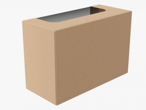 Retail Cardboard Display Box 06 Modello 3D