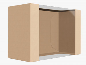 Retail Cardboard Display Box 06 Modello 3D