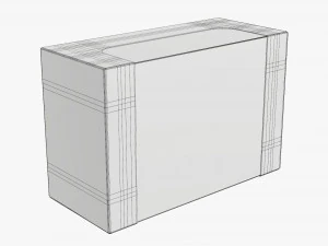 Retail Cardboard Display Box 06 3D Model
