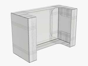 Retail Cardboard Display Box 06 3D Model