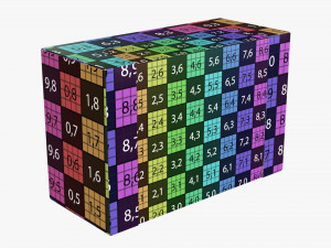 Retail Cardboard Display Box 06 Modello 3D