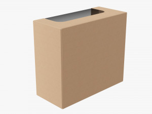 Retail Cardboard Display Box 07 Modelo 3D