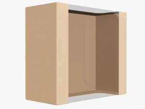 Retail Cardboard Display Box 07 3D Model