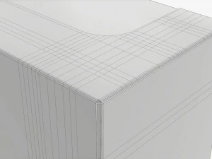 Retail Cardboard Display Box 07 3D Model