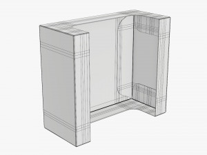 Retail Cardboard Display Box 07 Modelo 3D
