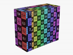 Retail Cardboard Display Box 07 Modelo 3D