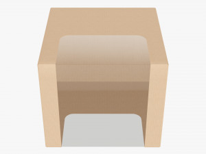 Retail Cardboard Display Box 08 3D Model
