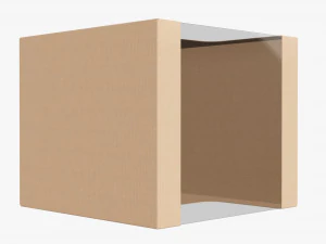 Retail Cardboard Display Box 08 3D Model
