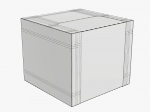 Retail Cardboard Display Box 08 3D Model