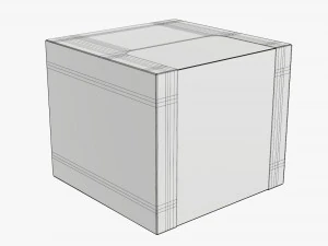 Retail Cardboard Display Box 08 3D Model