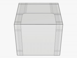 Retail Cardboard Display Box 08 3D Model