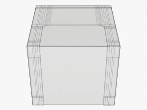 Retail Cardboard Display Box 08 3D Model
