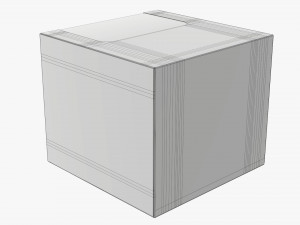 Retail Cardboard Display Box 08 3D Model