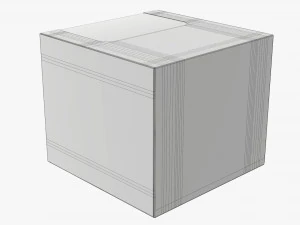 Retail Cardboard Display Box 08 3D Model