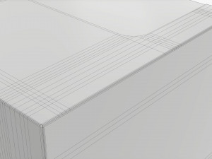 Retail Cardboard Display Box 08 3D Model