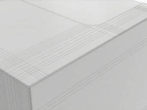 Retail Cardboard Display Box 08 3D Model