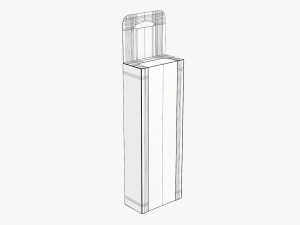 Retail Hanging Cardboard Display Box 04 Modelo 3D