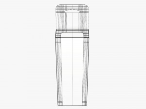 Retail Hanging Cardboard Display Box 04 Modelo 3D