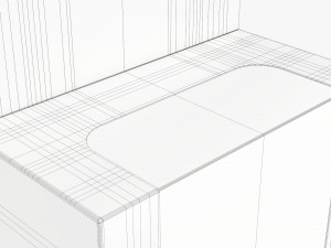 Retail Hanging Cardboard Display Box 04 Modelo 3D