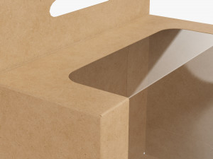 Retail Hanging Cardboard Display Box 06 Modelo 3D