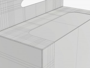 Retail Hanging Cardboard Display Box 06 Modelo 3D