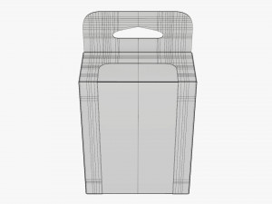 Retail Hanging Cardboard Display Box 07 Modelo 3D