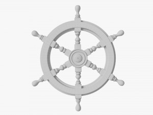 Ship Steering Wheel 3D 모델