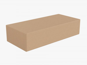 Shipping Bottle Box Closed Modelo 3D