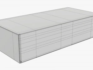 Shipping Bottle Box Closed 3D Model